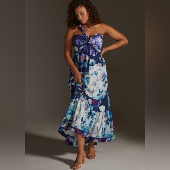Maeve Dresses & Skirts - Maeve by Anthropologie One-Shoulder Maxi Dress Women’s size 2X